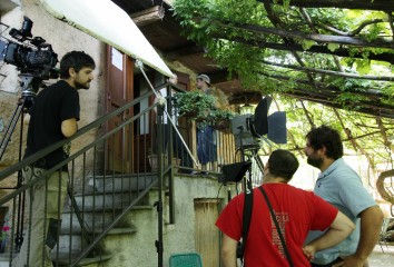 Esterni sul set